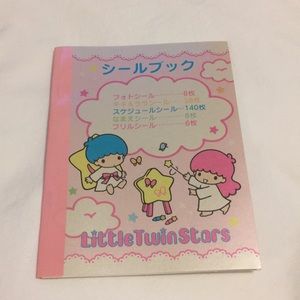 Little Twin Stars Sticker Book Sanrio 1997